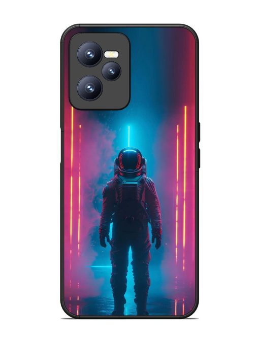 Neon Astronaut Glossy Soft Edge Case for Realme C35 Chachhi