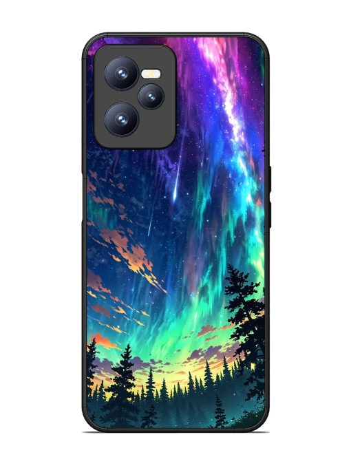 Cosmic Canvas Glossy Soft Edge Case for Realme C35 Chachhi