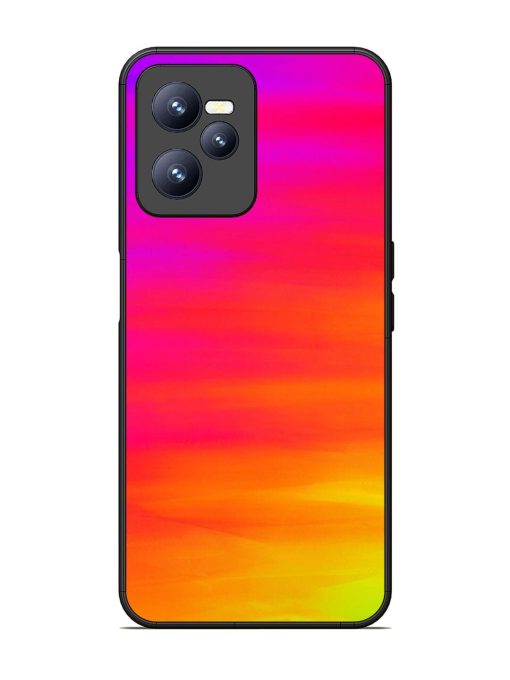 Neon Horizon Glossy Soft Edge Case for Realme C35 Chachhi