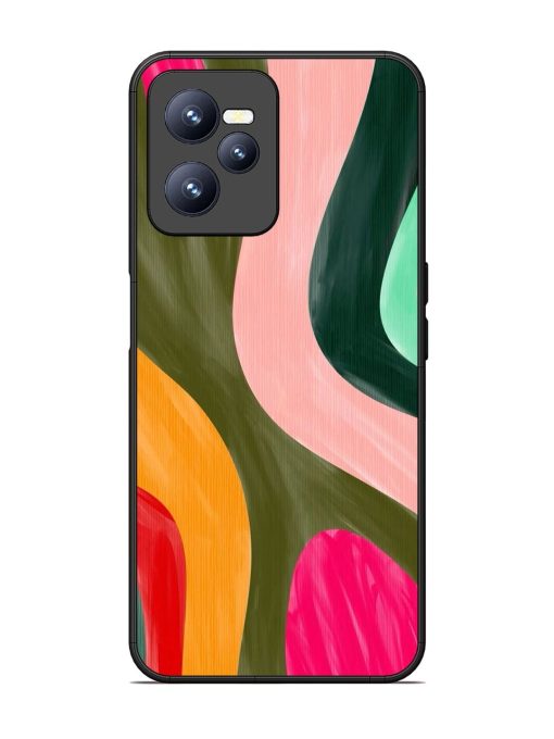 Wavy Wonderland Glossy Soft Edge Case for Realme C35 Chachhi