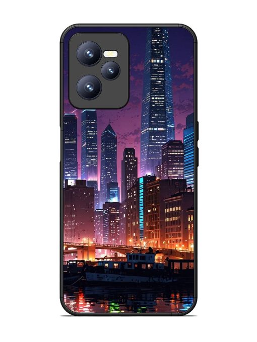 Neon Nightscape Glossy Soft Edge Case for Realme C35