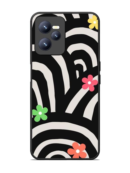 Rainbow Arcs Glossy Soft Edge Case for Realme C35 Chachhi