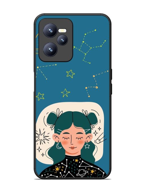 Cosmic Daydreamer Glossy Soft Edge Case for Realme C35 Chachhi