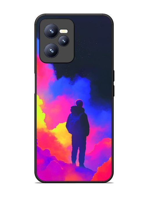 Cosmic Wanderer Glossy Soft Edge Case for Realme C35 Chachhi