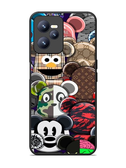 Streetwear Bearbrick Extravaganza Glossy Soft Edge Case for Realme C35 Chachhi