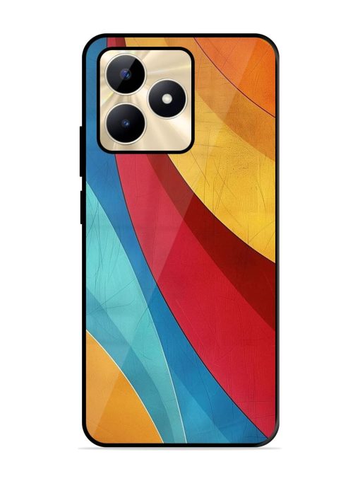 Curving Canvas Glossy Soft Edge Case for Realme C51