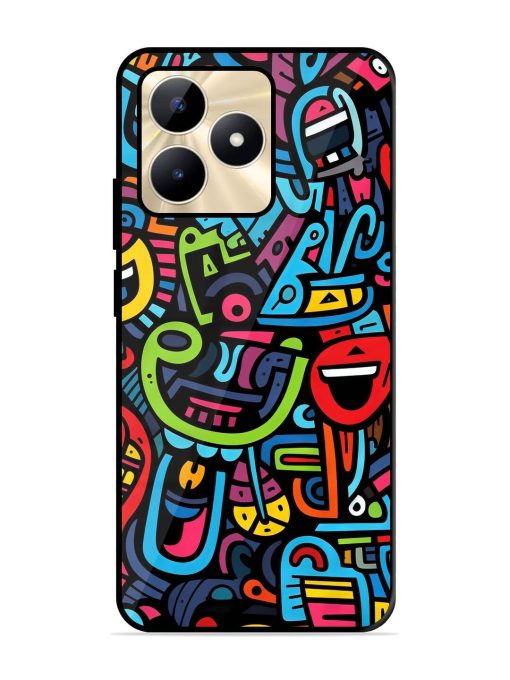 Doodlephoria Glossy Soft Edge Case for Realme C53 Chachhi