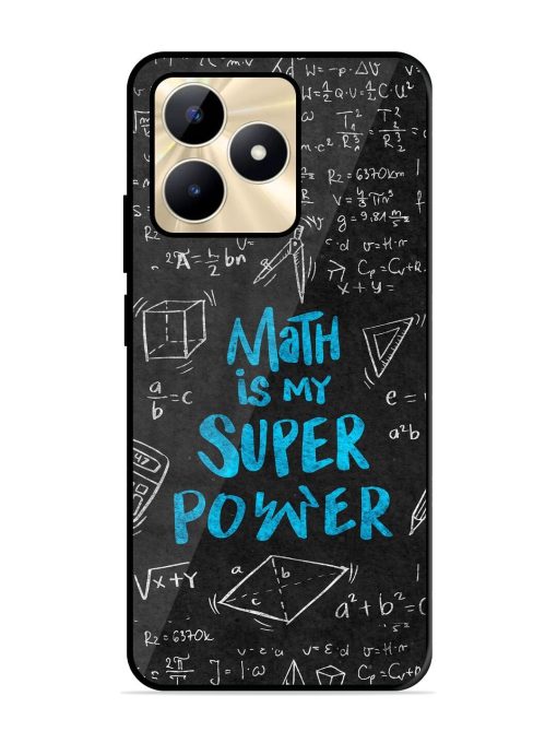 Math Magic Glossy Soft Edge Case for Realme C53 Chachhi