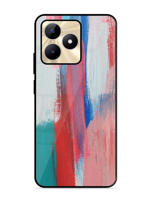 Colorful Chaos Glossy Soft Edge Case for Realme C53 Chachhi