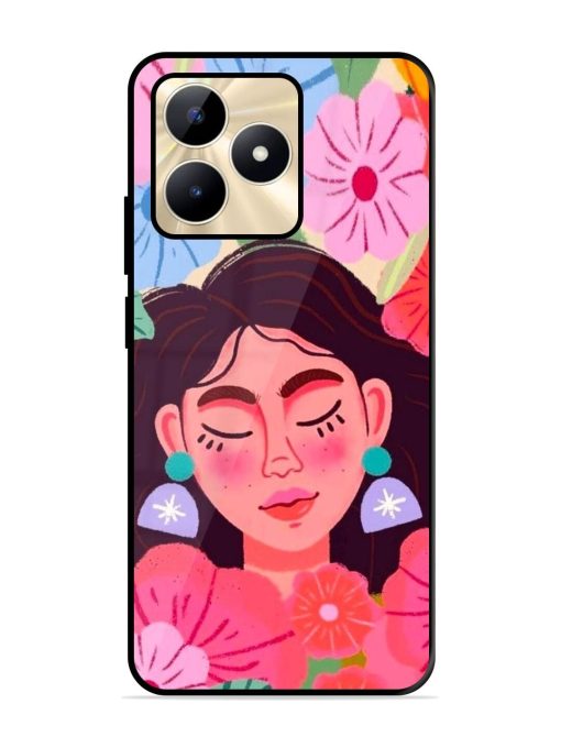 Blooming Serenity Glossy Soft Edge Case for Realme C53 Chachhi