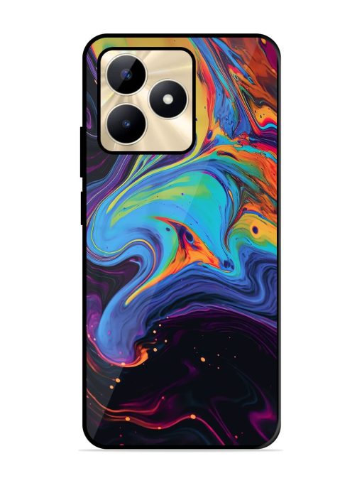 Liquid Dreamscape Glossy Soft Edge Case for Realme C53 Chachhi