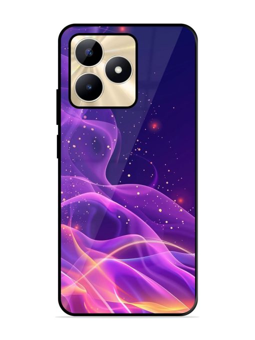 Cosmic Currents Glossy Soft Edge Case for Realme C53 Chachhi