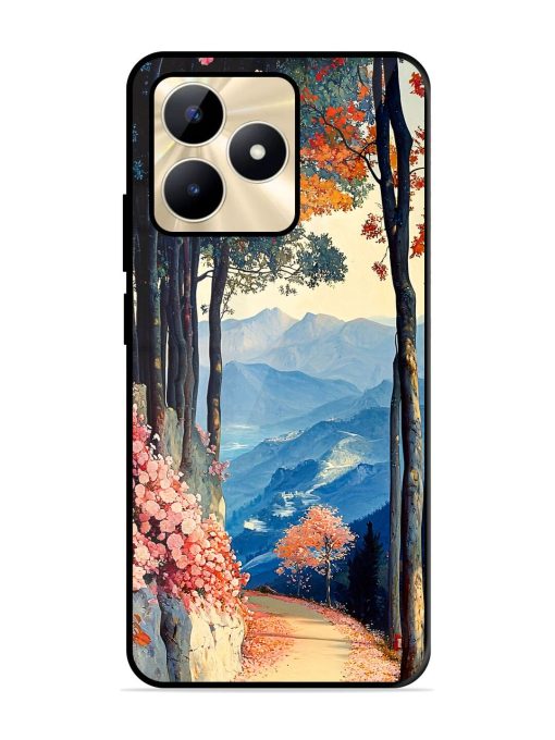 Mountainside Serenity Glossy Soft Edge Case for Realme C53 Chachhi