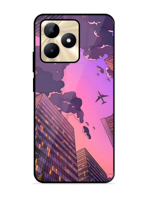 Urban Twilight Glossy Soft Edge Case for Realme C53 Chachhi