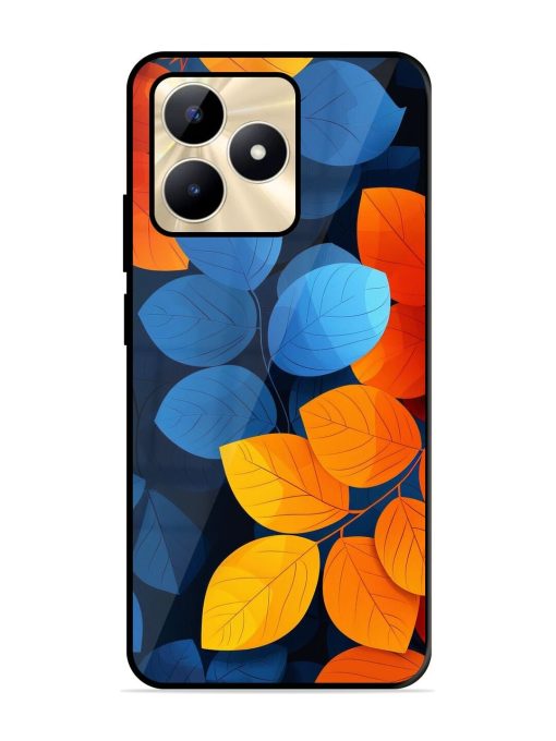 Autumn'S Contrast Glossy Soft Edge Case for Realme C53 Chachhi