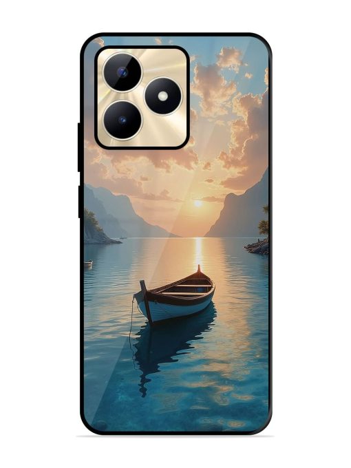 Serene Sunset Glossy Soft Edge Case for Realme C53 Chachhi