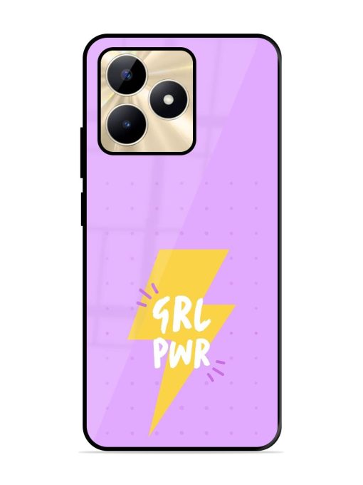 Girl Power Spark Glossy Soft Edge Case for Realme C53 Chachhi