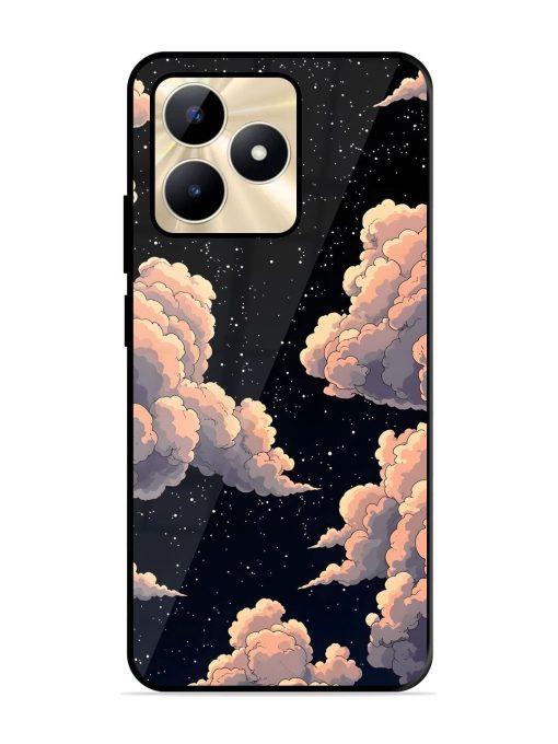 Starry Night Dreams Glossy Soft Edge Case for Realme C53 Chachhi