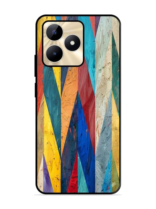 Abstract Tapestry Glossy Soft Edge Case for Realme C53 Chachhi