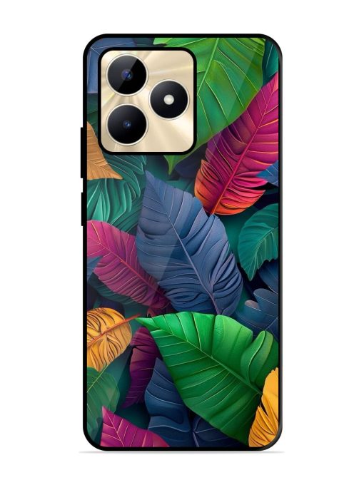 Tropical Tapestry Glossy Soft Edge Case for Realme C53 Chachhi