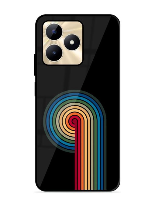 Rainbow Ripple Glossy Soft Edge Case for Realme C53 Chachhi