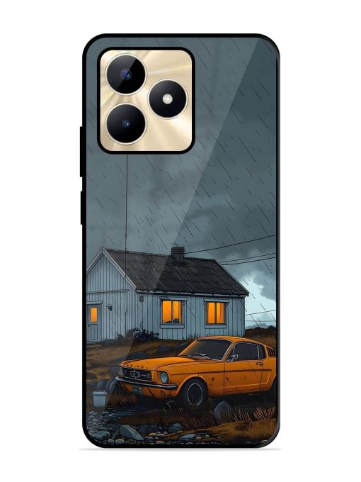 Rainy Day Retreat Glossy Soft Edge Case for Realme C53 Chachhi