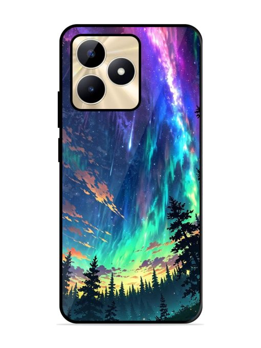 Cosmic Canvas Glossy Soft Edge Case for Realme C53 Chachhi