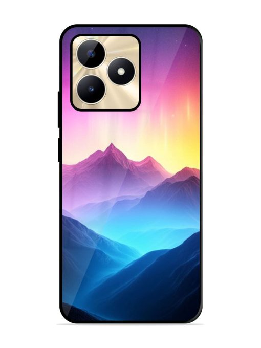 Cosmic Mountains Glossy Soft Edge Case for Realme C53 Chachhi