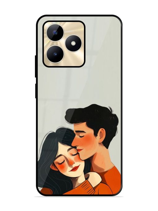 Craft Couples Glossy Soft Edge Case for Realme C53 Chachhi