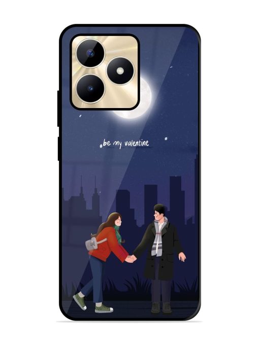 Moonlight Proposal Glossy Soft Edge Case for Realme C53 Chachhi