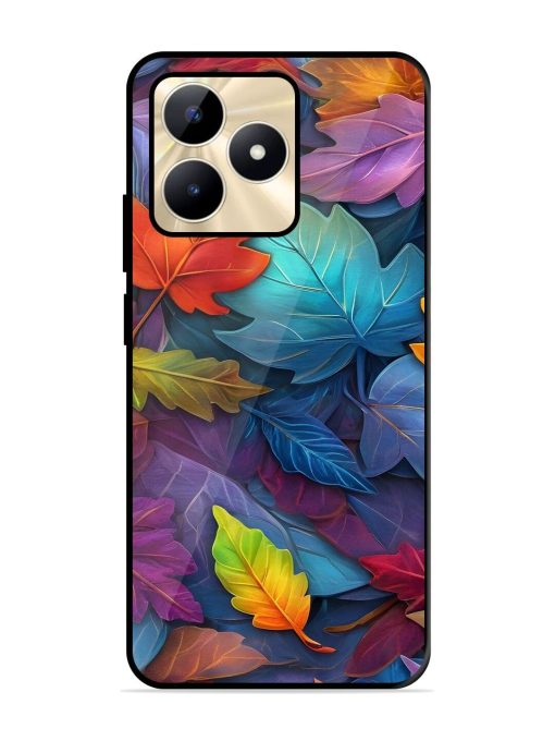 Autumn'S Embrace Glossy Soft Edge Case for Realme C53 Chachhi