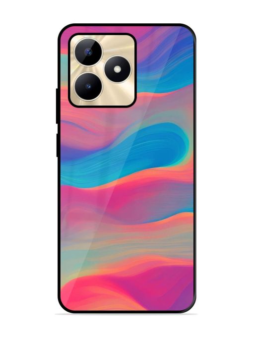 Wavy Wonder Glossy Soft Edge Case for Realme C53 Chachhi