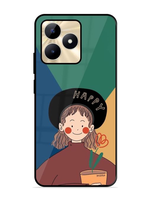 Happy Momo Glossy Soft Edge Case for Realme C53 Chachhi