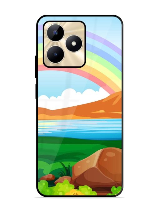 Rainbow Over The Lake Glossy Soft Edge Case for Realme C53 Chachhi