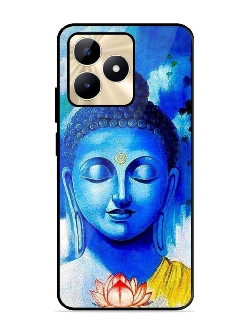 Serene Buddha With Lotus Glossy Soft Edge Case for Realme C53 Chachhi