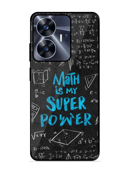 Math Magic Glossy Soft Edge Case for Realme C55 Chachhi