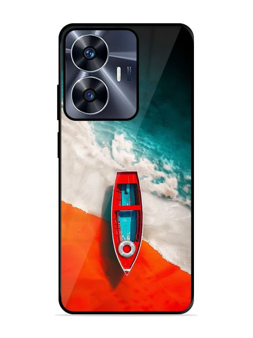 Crimson Tide Glossy Soft Edge Case for Realme C55 Chachhi