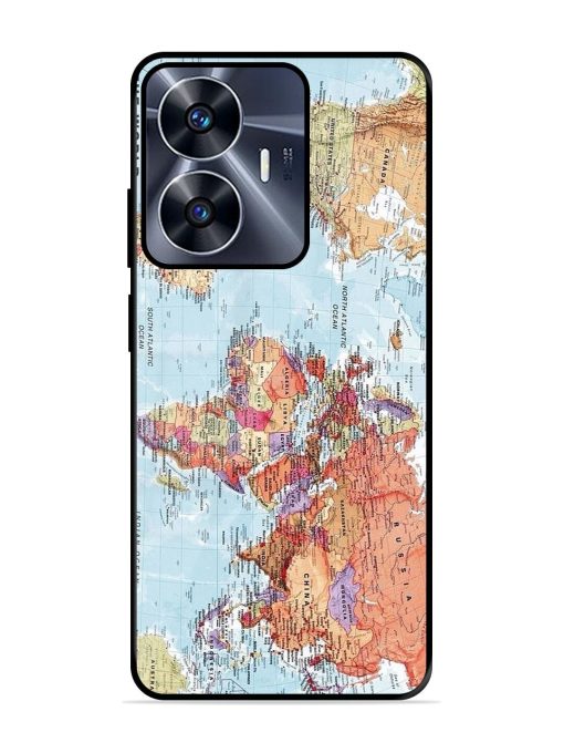 Our Blue Marble Glossy Soft Edge Case for Realme C55 Chachhi