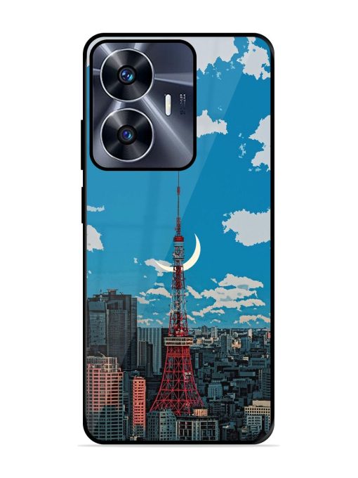 Tokyo Twilight Glossy Soft Edge Case for Realme C55 Chachhi