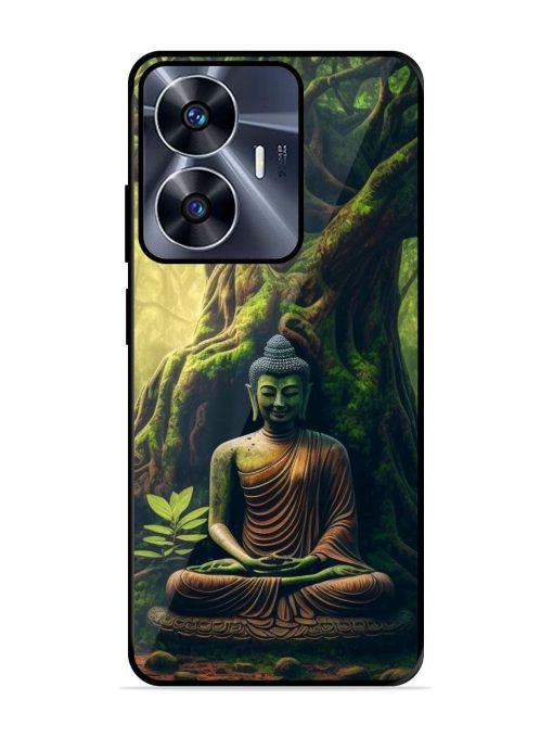 Green Buddha Art Glossy Soft Edge Case for Realme C55 Chachhi