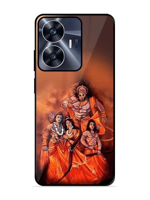 Sita Ram Glossy Soft Edge Case for Realme C55 Chachhi