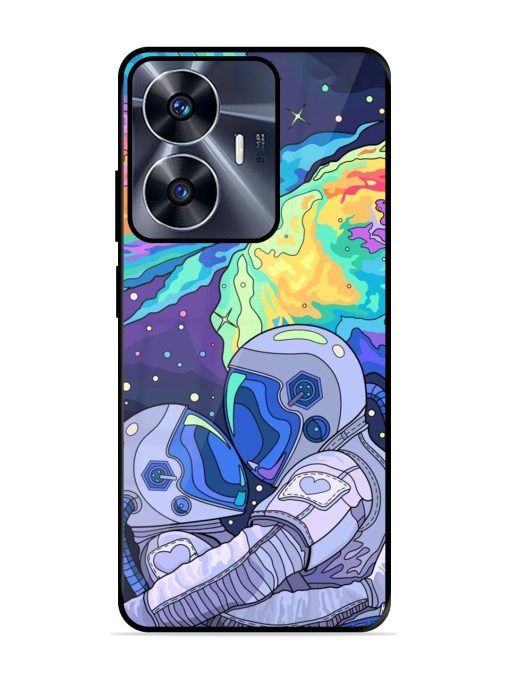 Cosmic Love Glossy Soft Edge Case for Realme C55 Chachhi