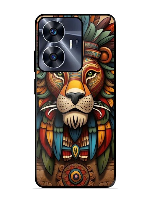 Aztec Majesty Glossy Soft Edge Case for Realme C55 Chachhi