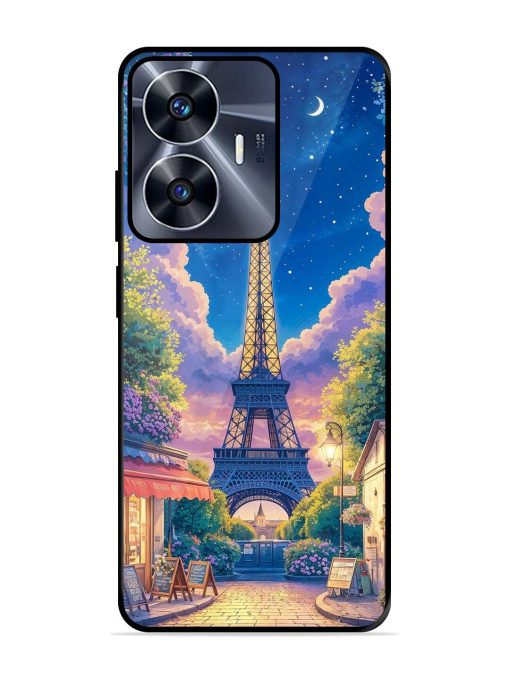 Twilight In Paris Glossy Soft Edge Case for Realme C55 Chachhi