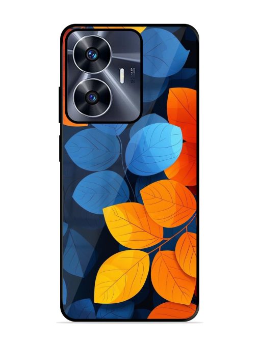 Autumn'S Contrast Glossy Soft Edge Case for Realme C55