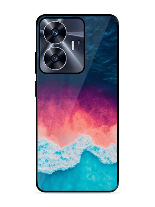 Where The Ocean Meets The Sky Glossy Soft Edge Case for Realme C55 Chachhi