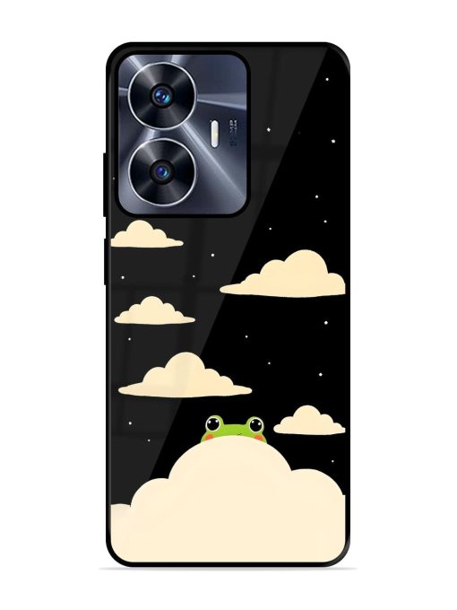 Froggy Night Sky Glossy Soft Edge Case for Realme C55 Chachhi