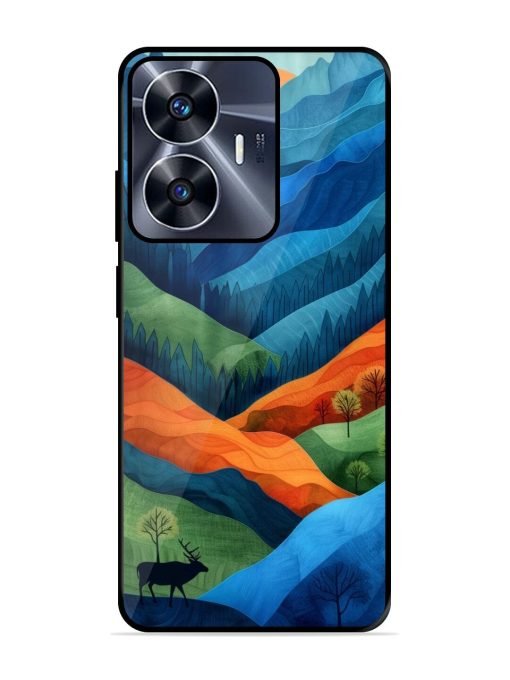 Layers Of The Land Glossy Soft Edge Case for Realme C55 Chachhi