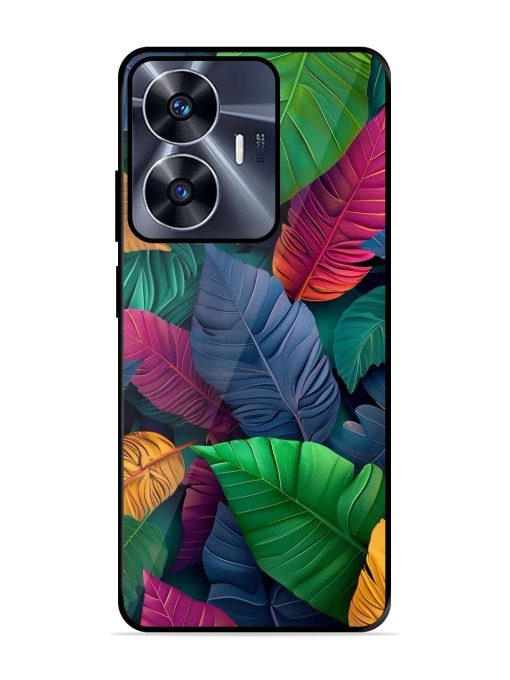 Tropical Tapestry Glossy Soft Edge Case for Realme C55