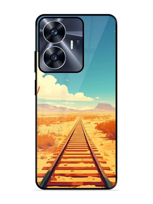 Endless Horizon Glossy Soft Edge Case for Realme C55 Chachhi